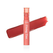 ETUDE Fixing Tint Vintage Red Long Lasting High Pigmented Liquid Lipstick Waterproof Lightweight Matte Finish Lip Stain Full Coverage