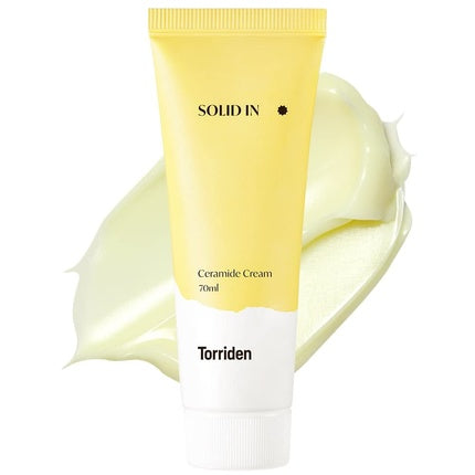 Torriden SOLID-IN Ceramide Cream 2.4 fl oz 20000 ppm Ceramide Complex Moisturizer - Fragrance-Free Vegan