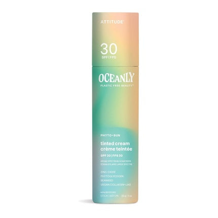 Attitude Oceanly Tinted Face Cream Stick with SPF 30 EWG Verified