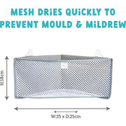 Munchkin High'n Dry Baby Bath Toy Storage Basket with Suction Cups