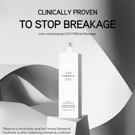 Iles Formula Haute Performance Hair Conditioner Prevents Breakage Split Ends Transforms Damaged Hair For All Ages Hair Types 34 Fl Oz 1L