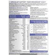 Vitabiotics Menopace Night Tablets 30 Capsules