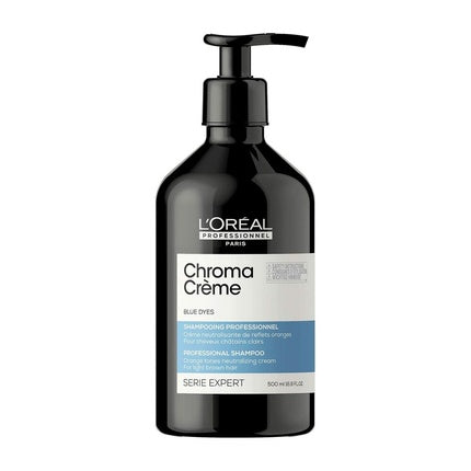 L'Oreal Professionnel Serie Expert Chroma Creme Ash Shampoo Cream Shampoo For Neutralizing Copper Tones On Light Browns 500ml