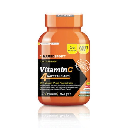 Named Sport Vitamin C 4 Natural Blend Dietary Supplement 90 Tablets