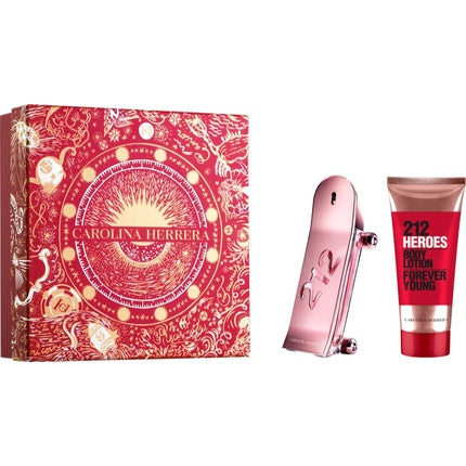 Carolina Herrera 212 Heroes Gift Set Eau De Parfum 80 Ml And Body Care Milk 100 Ml