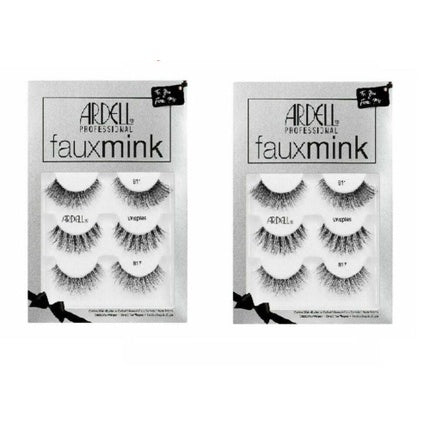 Ardell Faux Mink Style 811 and Wispies 817 Total 6 Pieces in a Box - Pack of 2