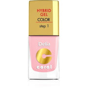 Delia Cosmetics Coral Hybrid Gel Nail Polish No. 04 Pastel Pink 11ml