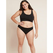 Boody Women's Classic Bikini Slip Menstruation - Normal/Heavy Black / Large