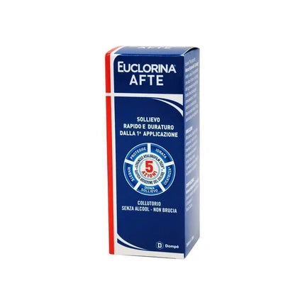 Dompe Farmaceutici Euclorina Afte Mouthwash 5 Actions 120 Milliliters