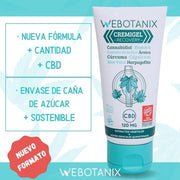 Webotanix CBD Cream Gel Organic Ointment with Hemp Against Pain 50ml