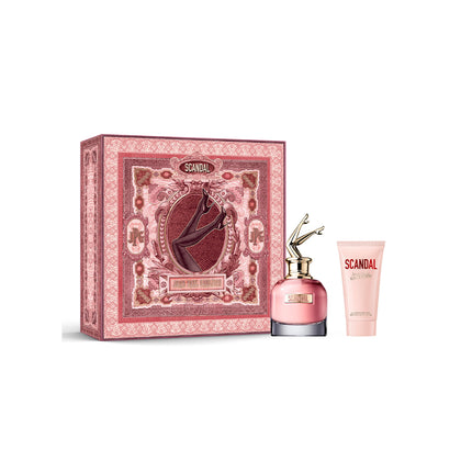 Jean Paul Gaultier Scandal Eau De Parfum Set - 50ml Perfume And 75ml Body Lotion