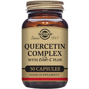 Solgar Quercetin Complex Vegetable Capsules - Supports Immunity and Protects from Oxidative Stress - With Ester Vitamin C and Bromelain - Vegan and Gluten Free