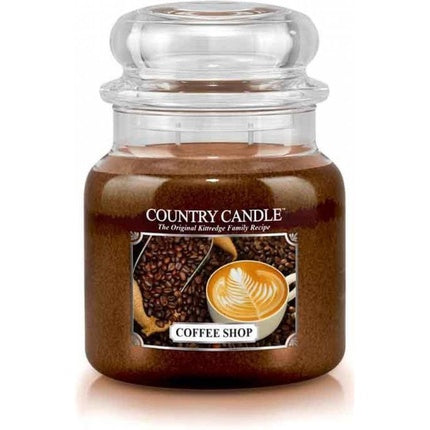 Medium Scented Candle With Two Wicks Coffee Shop 453g