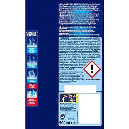 Finish Dishwasher Rinse Regular More Deo Lemon 500ml