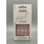 KISS Gel Fantasy Collection Artificial Nails with Glue Medium 97259