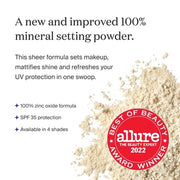 Supergoop! Re Setting Mineral Powder Translucent 0.15 Oz