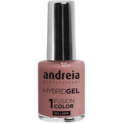 Andreia Professional Gel Hybrid Nail Polish 2 Step No Lamp Required - Fusion Color H8 Natural 10ml