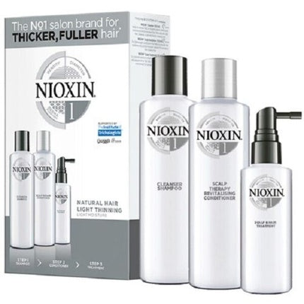 Nioxin System 1 Starter Set for Natural Hair 350ml