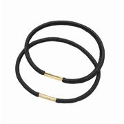 Eurostil Black Small Hair Tie Box 1 Unit