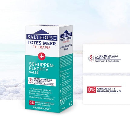 SALTHOUSE Totes Meer Therapie Schuppenflechte Salbe 75ml