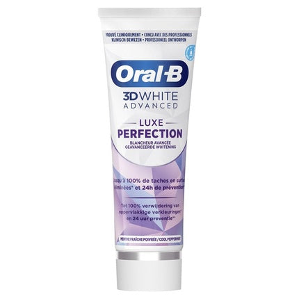 Oral B 3D White Advanced Luxe Perfection Whitening Toothpaste 75ml