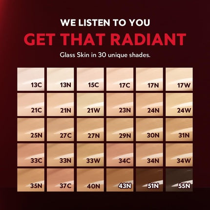 Tirtir Mask Fit Red Cushion Foundation - Full Coverage, Weightless, Skin Fit