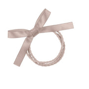 Invisibobble Beauties Powdery Pearl Braided Spiral Hair Ties - Pack of 4