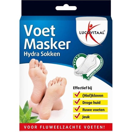Lucovitaal Foot Mask Hydra Socks 1 Pair
