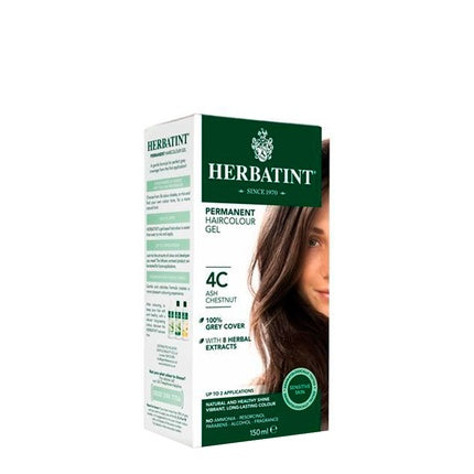 Herbatint Permanent Hair Color C4 Gray Brown 150ml