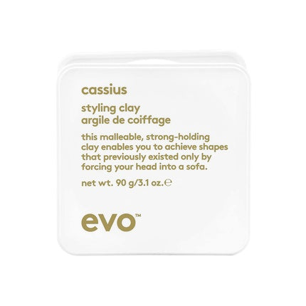 EVO Cassius Hair Styling Clay Adds Texture with Long Lasting Style 90g 3.1oz