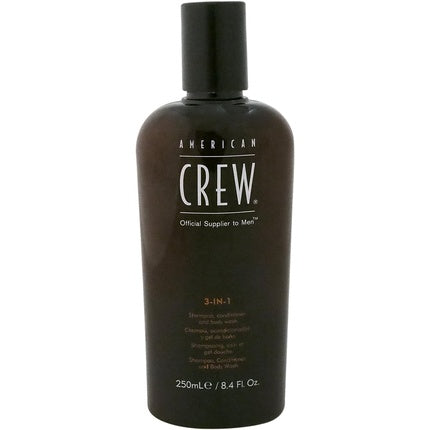 American Crew Classic 3-in-1 Shampoo, Conditioner & Body Wash 250ml