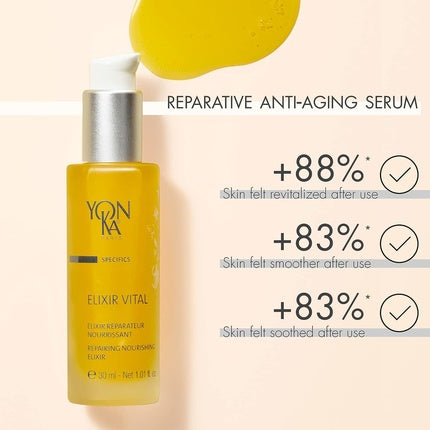 Yonka Elixir Vital Repairing Nourishing Serum for Unisex 1.01 oz