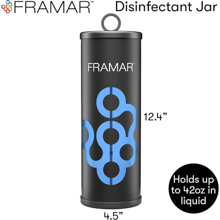 Framar Disinfectant Jar for Salon and Barber