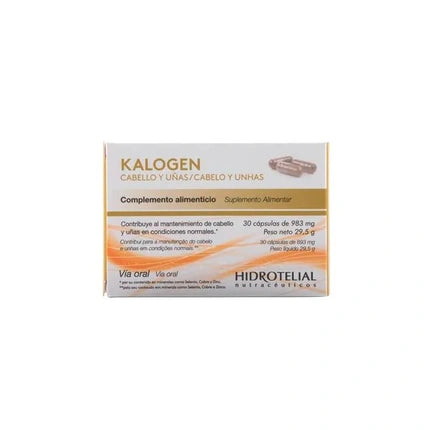 Hidrotelial Hidrotelial Kalogen Hair And Nails 30 Capsules