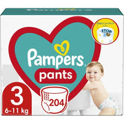 Pampers Pants Max Size 3 - 204 Count