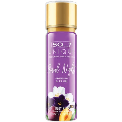 So...? Unique Women's Floral Night Body Mist Fragrance Spray 150ml