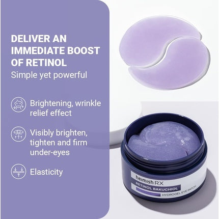 Heimish Rx Retinol Bakuchiol Hydrogel Eye Patch Anti-Aging Under Eye Patches