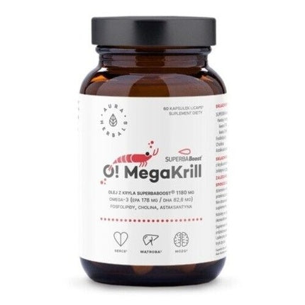 Aura Herbals Oh! Megakrill 1180mg 60 Capsules