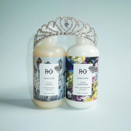 R+Co Gemstone Color Conditioner Prolonged Color Vibrancy Repairs Nourishes Hair Vegan Cruelty-Free 8.5 Fl Oz