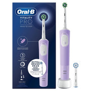 Oralb Vitality Pro Lilac Electric Toothbrush With Extra Refill