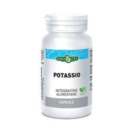 Erba Vita Potassium 60 Capsules - Essential Mineral Supplement