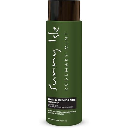 Sunny Isle Rosemary Mint Hair & Strong Roots Shampoo 12oz - Anti-Breakage