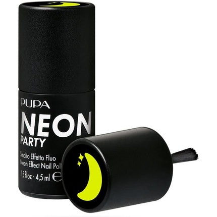 Pupa Neon Party Fluorescent Effect Nail Polish 400 Full Moon Yellow
