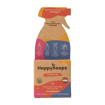 Happysoaps Cleaning Tabs Combipack - Eco-Friendly Cleaning Solution