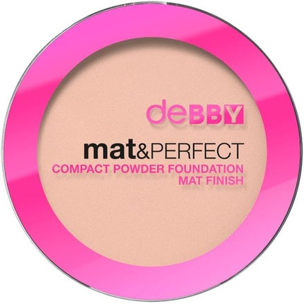 Debby By Deborah Mat & Perfect Compact Powder Foundation Mat Finish 02