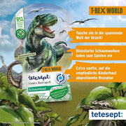 tetesept Kids Bath Fun T-Rex-World Foam Bath with Fruity Apple Scent and Nourishing Aloe Vera 40ml