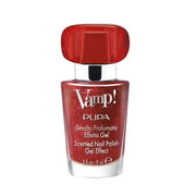 Pupa Vamp! Scented Gel Effect Nail Polish Sparkling Edition 206 Holiday Red