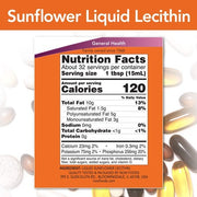 Now Foods Sunflower Liquid Lecithin 16 fl oz - Pack of 2