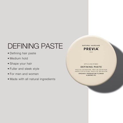 Previa Style and Finish Defining Paste 100ml