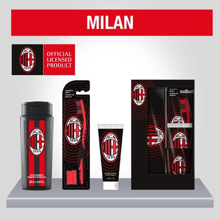 Naturaverde Football Team Milan Shower Gel and Shampoo Energizing Soap for Body and Hair 250ml